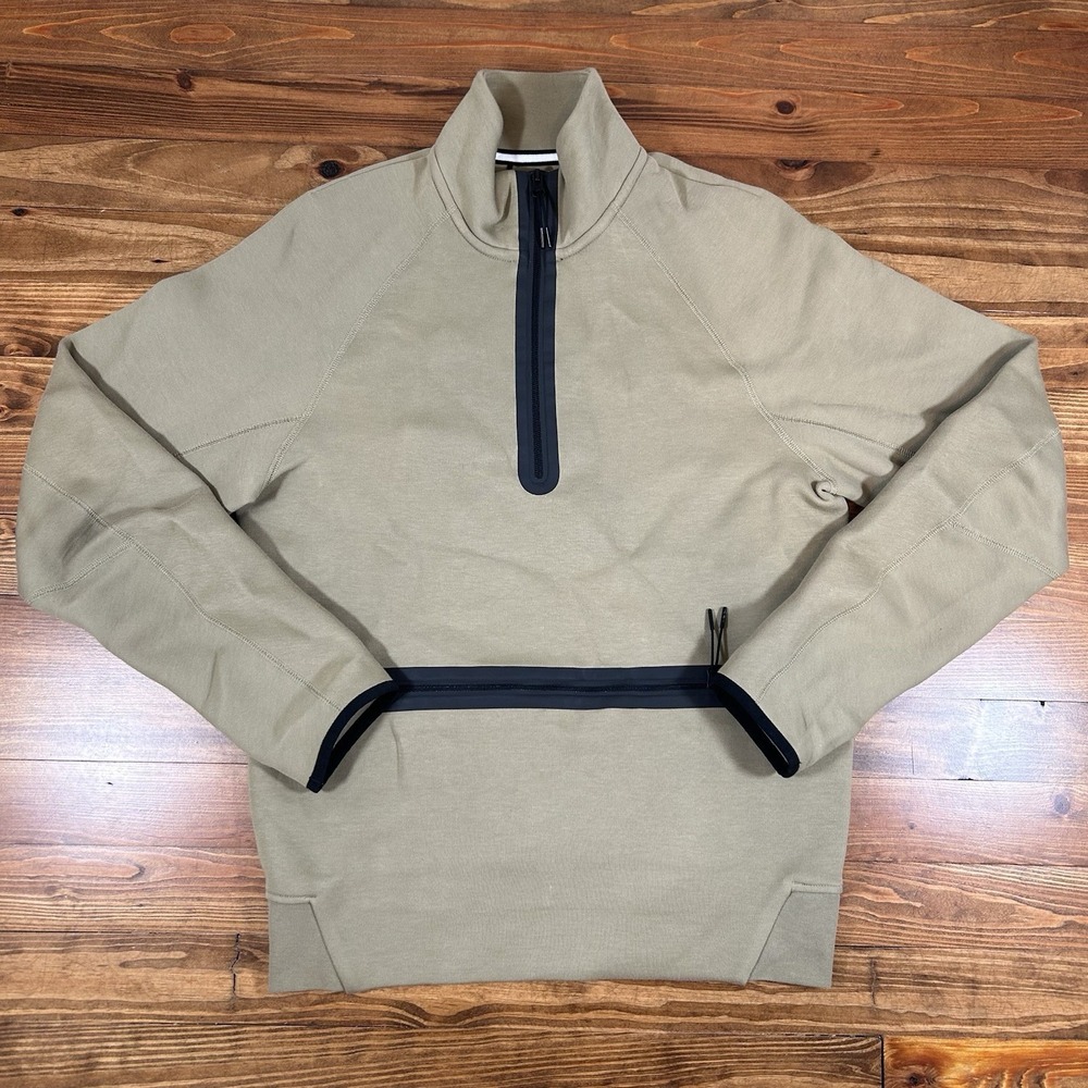Nike Sportswear Tech Fleece 1/2-Zip Sweatshirtβ Sweater Beige Men's Size Small